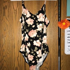 Strappy back body suit